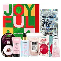 Подарочный набор уходовой косметики для тела Mr Scrubber Women's Joyful Holiday Gift, 7 предметов