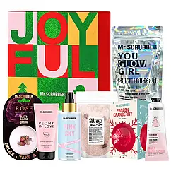 Подарунковий набір косметики по догляду за тілом для жінок Mr.Scrubber Women's Joyful Holiday Gift