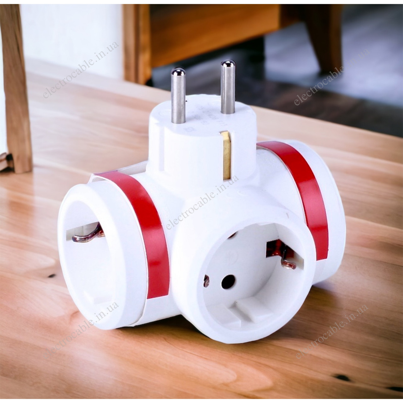 Тройник Legrand с заземлением 16A белый, 050662: продажа, цена в Киеве ...