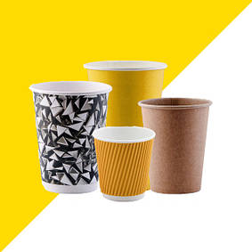 Стакани паперові та пластикові