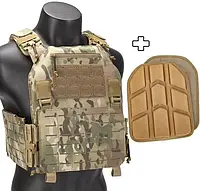 Плитоноска Plate Carrier Multicam GAF 901-34 із системою Molle + Демпфер EVO