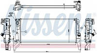 Радиатор охлаждения BMW:F45 ,X1F48 /MINI:Cooper (606246 NISSENS)