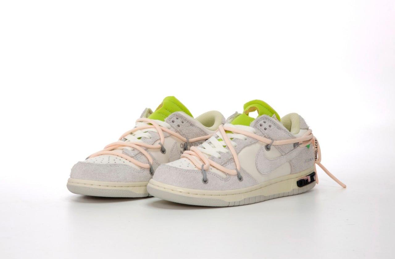 Жіночі сірі Кросівки Nike SB Dunk x Off White