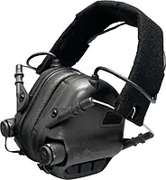 Тактичні активні навушники OPSMEN EARMOR M31 (Оригінал) 22dB NRR чорний