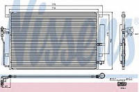 Радиатор кондиционера Mercedes:Sprinter /Volkswagen:Crafter (94917 NISSENS)