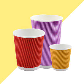 Гофровані стакани