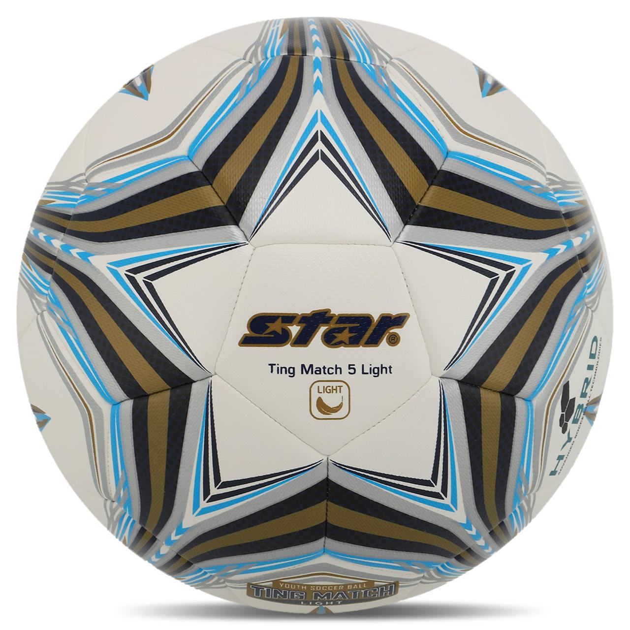 М'яч футбольний гібридний STAR TING MATCH 5 LIGHT HYBRID SB3145L №5 PU