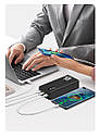 Power Bank 30000mAh 65 Вт 0,6 кг для ноутбука швидка зарядка Quick Charge M16 Чорний (код: PD65W), фото 9