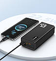 Power Bank 30000mAh 65 Вт 0,6 кг для ноутбука швидка зарядка Quick Charge M16 Чорний (код: PD65W), фото 2