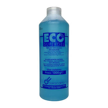 Гель для УЗД процедур і косметології ECO SUPERGEL високої в'язкості БЛАКИТНИЙ 1 л. Італія