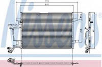 Радиатор кондиционера Audi:A4B5 /Volkswagen:Passat (94207 NISSENS)