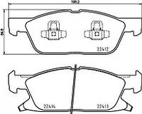 Тормозные колодки Ford:S-MAX ,Edge ,Galaxy (8db355024981 HELLA PAGID)