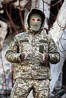 Бушлат зимовий Omni Heat до -20 піксель військовий зимовий костюм Грета синтепон фліс водовідвідний
