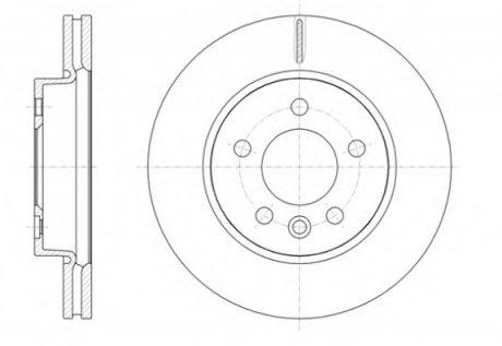 Тормозной диск передний Volkswagen:Amarok (6141810 ROAD HOUSE)
