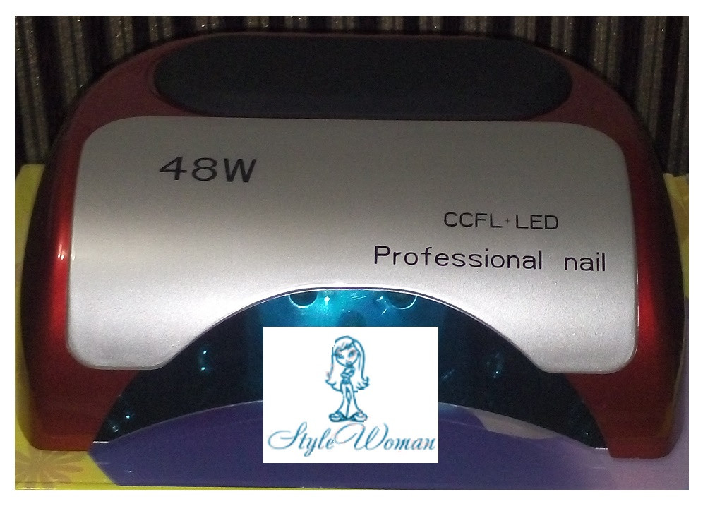 Лампа для сушки ногтей Гибридная CCFL+LED Professional nail 48W красная - фото 2 - id-p364824671