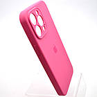 Силіконовий чохол накладка Silicon Case Full Camera для iPhone 15 Pro Max Dragon Fruit Color, фото 3