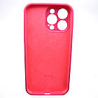 Силіконовий чохол накладка Silicon Case Full Camera для iPhone 15 Pro Max Dragon Fruit Color, фото 2