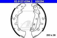 Тормозные колодки задние Ford:Fiesta ,Fusion ,KA /Mazda:2 ,121 (03013703942 ATE)