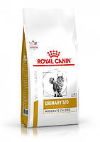 Сухой корм Royal Canin Urinary S/O Moderate Calorie - диетический сухой корм уринари для кошек 0,4 кг