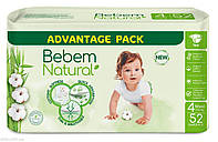 Подгузники Bebem Natural 4 Maxi 7-14 кг 52 шт