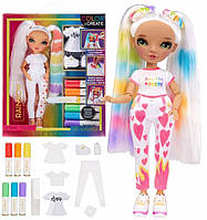 Лялька Rainbow High - Модна лялька з зеленими очима Color & Create 500407