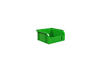 Контейнер складський пластиковий для металовиробів 703 ЛЮКС 100х100х50 Зелений
