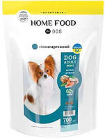 Сухой гипоаллергенный корм Home Food Dog Adult Mini «Форель с рисом» для собак мелких пород 0.7 кг