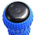 Масажний м'яч для тіла Supretto вібраційний подвійний, синій (8563), фото 4