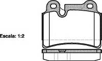 Тормозные колодки задние Volkswagen:Touareg (2124000 ROAD HOUSE)