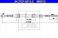 Трос ручного тормоза BMW:E30 (24372702132 ATE)