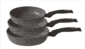 Набір із трьох сковорідок Edenberg з грнітним покриттям 20/24/28 см (EB-1738)