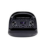 Колонка акумуляторна Temeisheng Partybox 1215 з радіомікрофоном (USB/BT/FM/TWS), фото 4