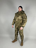 Невероятно теплая военная форма пиксель мужской костюм комбинезон военный тактический утепленный пиксель на фл