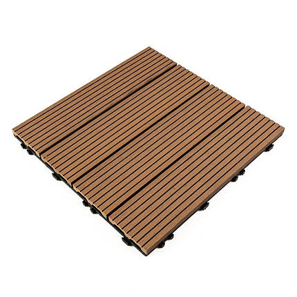 Композитна плитка WPC натуральне дерево 30*30CM*2СM (D) SW-00001711, фото 1