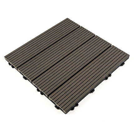 Композитна плитка WPC вугілля 30*30CM*2СM (D) SW-00001713, фото 1