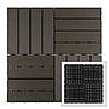 Композитна плитка WPC вугілля 30*30CM*2СM (D) SW-00001713, фото 8