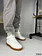 Кросівки зимові, білі, фото 3