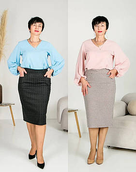 Жіноча кашемірова спідниця великого розміру(р. 46-58)