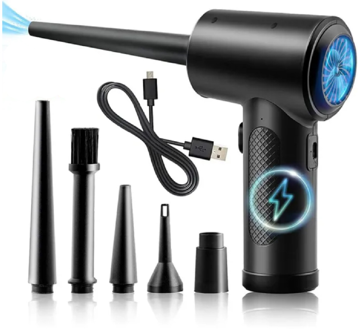 Компресійний вентилятор 68 Вт 51000 об/хв для ноутбуків/ПК, офісного обладнання Black, фото 1