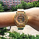 Жіночий наручний годинник золотистий Geneva, фото 5