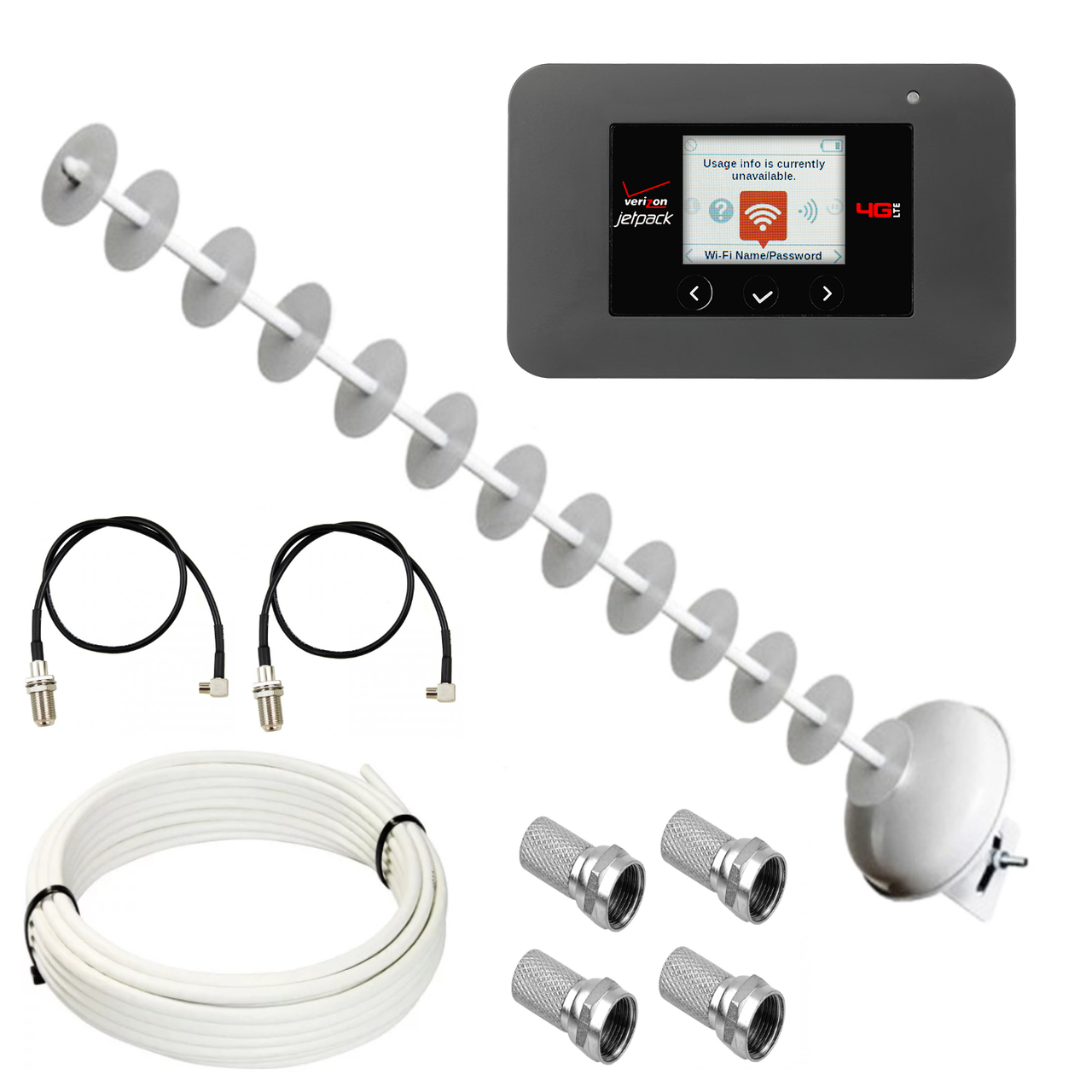 Комплект WiFi роутер 3G/4G модем Netgear AC791L 791L з направленою антеною Стріла-5 MIMO 20 дБі, фото 1