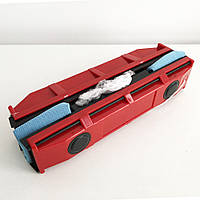 Щітка магнітна для миття скла з двох сторін Glider Червона GM-77