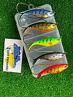 Набор Воблеров незацепляйка Weedless Shad 85мм\21грамм (5шт) в коробке