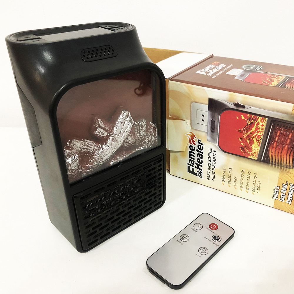 Тепловентилятор дуйка портативний Flame Heater 1000 Вт, Побутовий тепловентилятор DC-661 2 квт