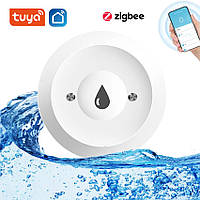 Датчик протечки воды Zigbee Tuya, Smart Life, антипотоп, датчик затопления