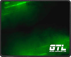 Килимок GTL Gaming S, Black-Green 2, 250x210х2 мм, антиковзна основа, захист від вологи.