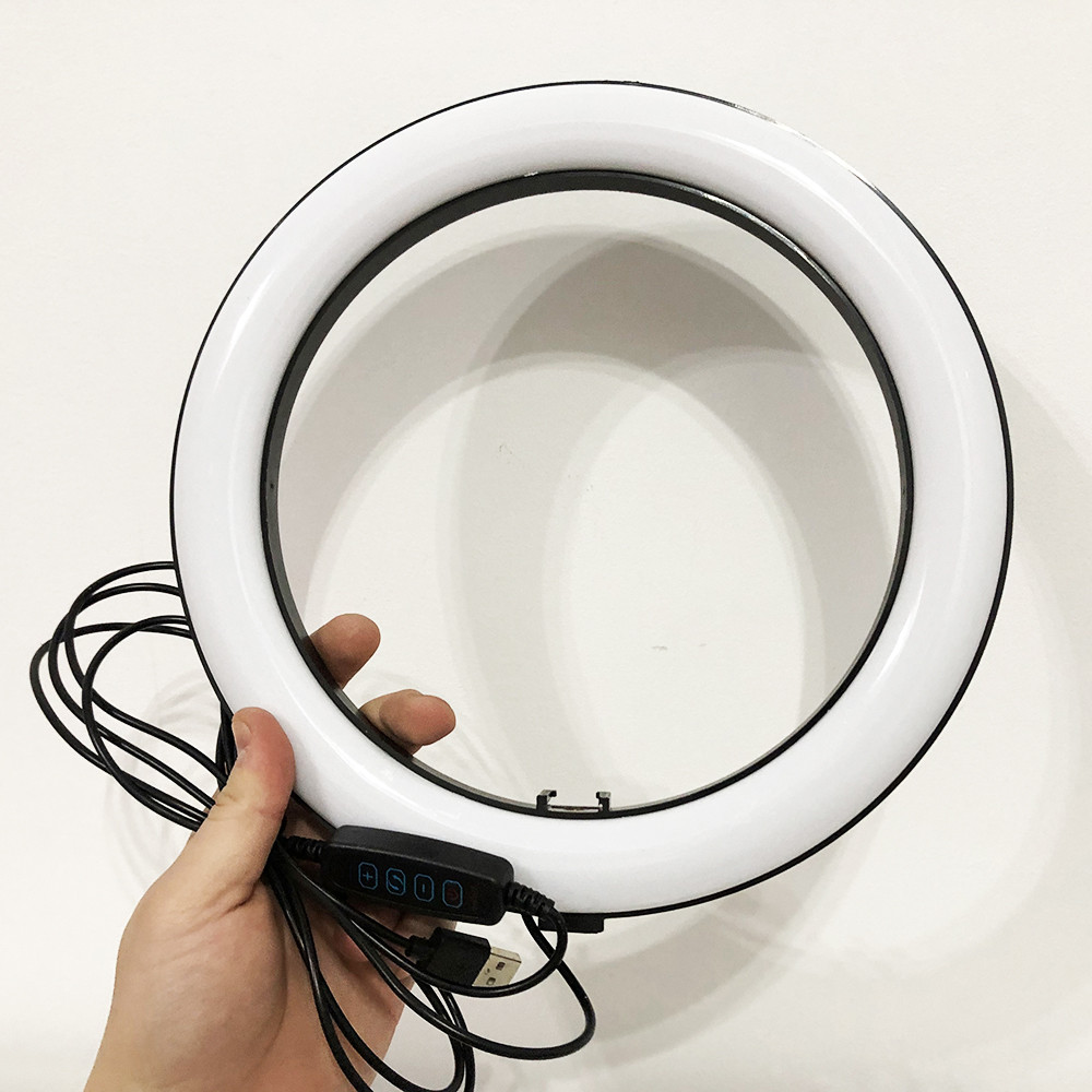 Лампа блогера кругла 26 см, Кільцева світлодіодна led лампа ring, KL-408 Професійна освітлення
