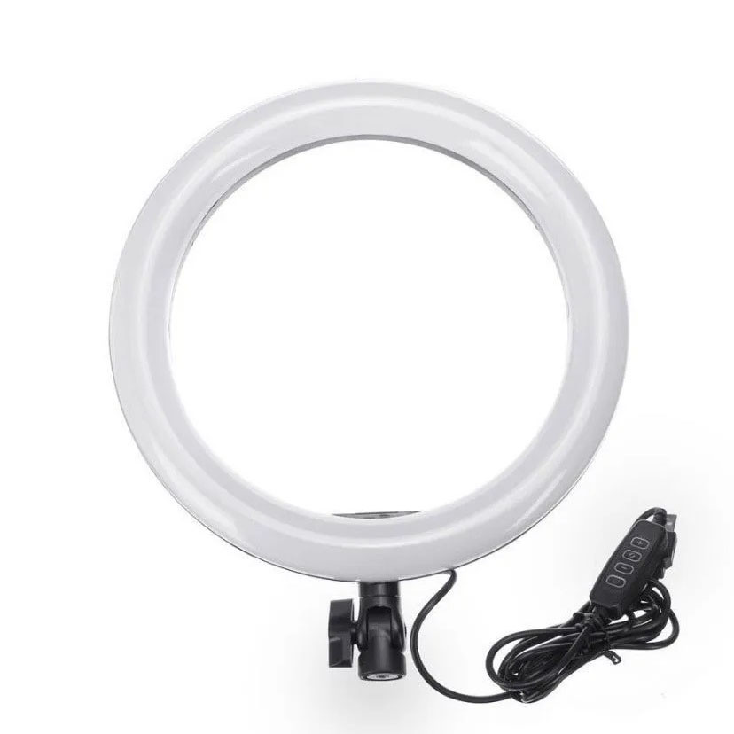 Led лампа ring light 26, Портативна лампа для блогерів, Світлодіодне кільце, Кільцеве світло для стриму QK-40, фото 1