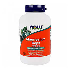 Магній (Magnesium caps) 400 мг 180 капсул NOW-01283