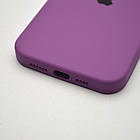 Силіконовий чохол накладка Silicon Case Full Camera для iPhone 15 Pro Max Purple, фото 5